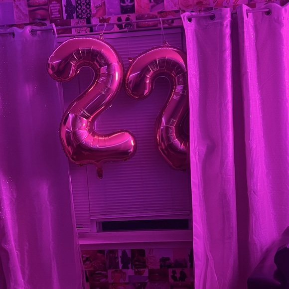 Glitter Pink Sheer Sparkle Curtains Paired - Picture 2 of 3